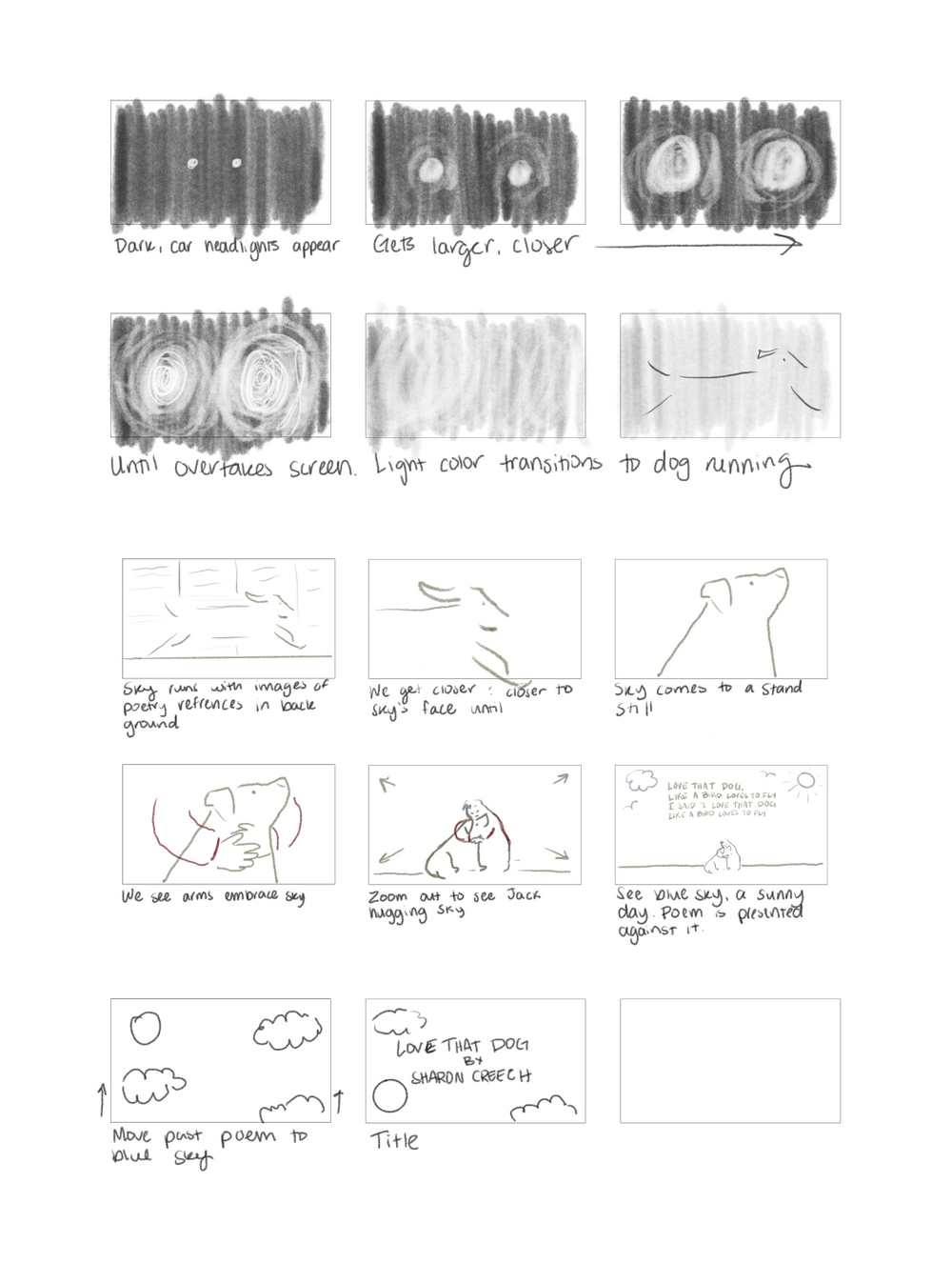 Final motion graphic storyboard
